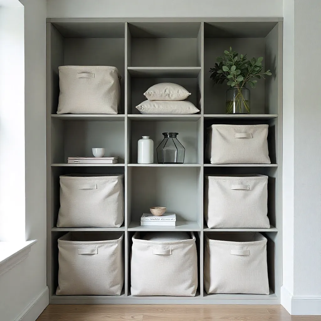 Storage cube showing reinforced corners and edges