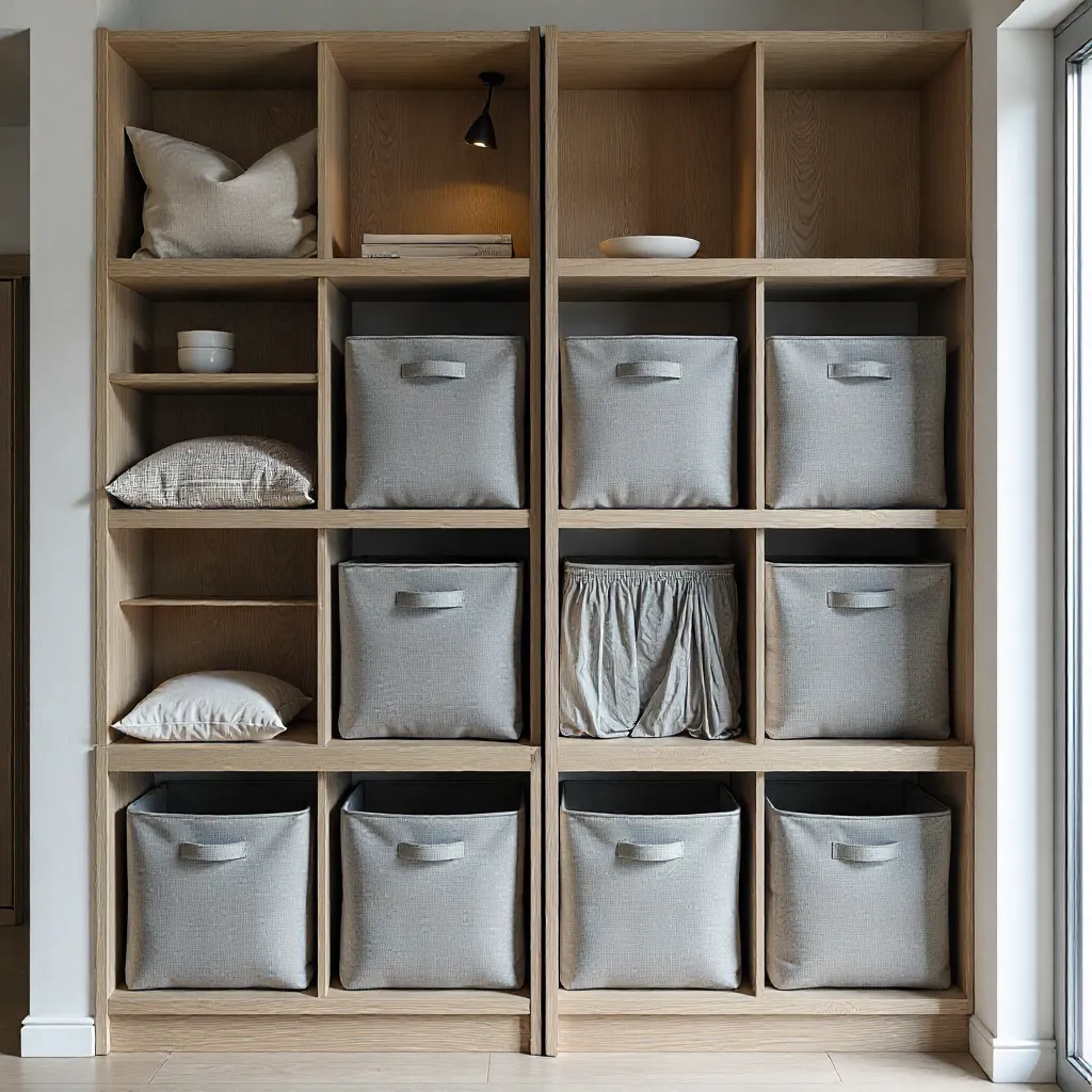 Stylish storage arrangement in home