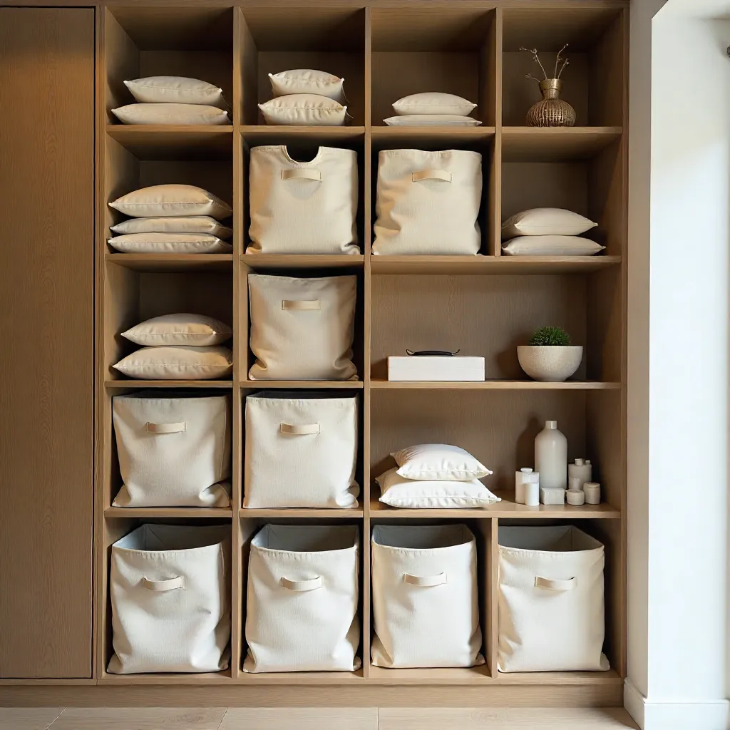 Bathroom organization with storage boxes